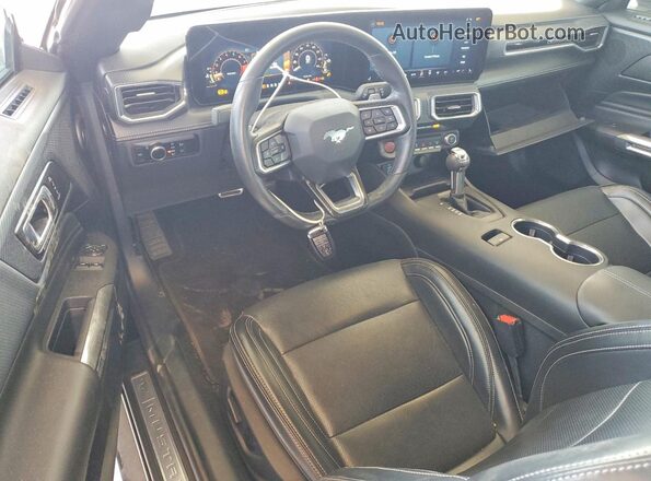 1FA6P8CFXR5409178 2024 FORD MUSTANG Gray Առջևի վահանակի տեսք