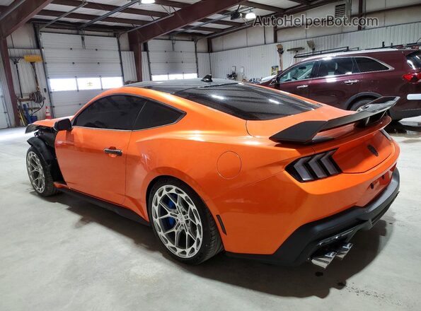 1FA6P8R07R5501092 2024 FORD MUSTANG Orange Tył lewy