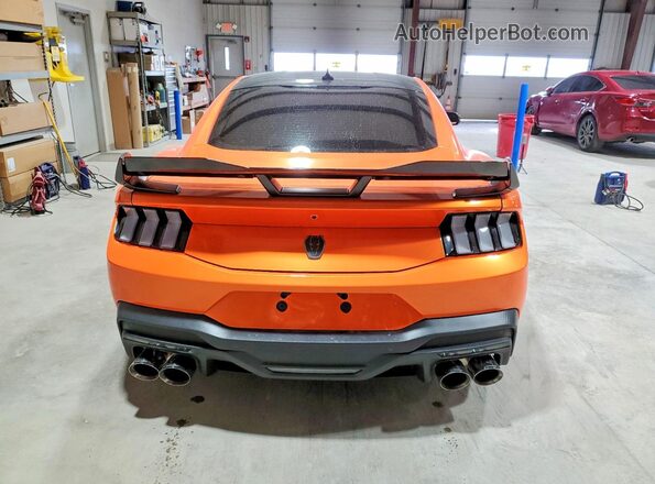 1FA6P8R07R5501092 2024 FORD MUSTANG Orange Widok z tyłu