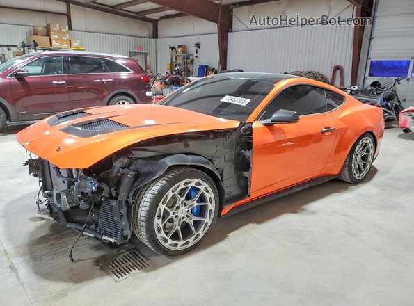 1FA6P8R07R5501092 2024 FORD MUSTANG Orange Przód lewy
