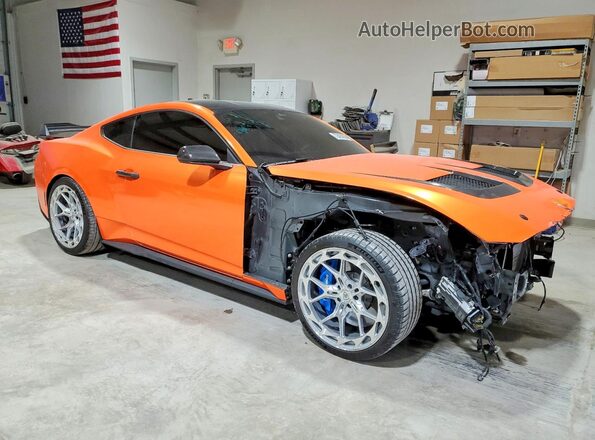 1FA6P8R07R5501092 2024 FORD MUSTANG Orange Przód prawy