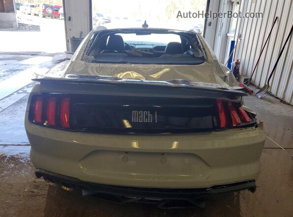 1FA6P8R08M5555588 2021 FORD MUSTANG Серебряный Вид сзади