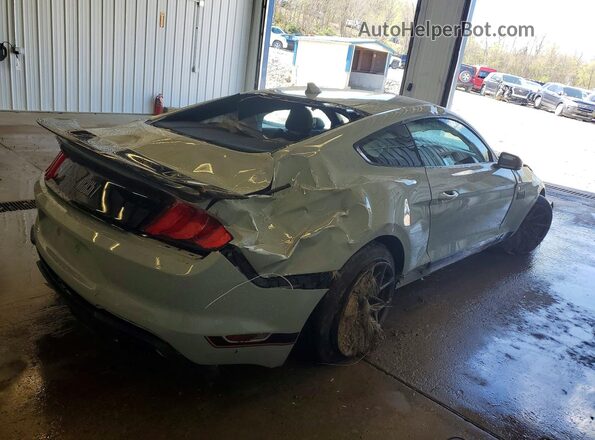 1FA6P8R08M5555588 2021 FORD MUSTANG Серебряный Задняя правая четверть