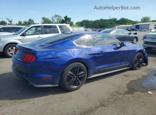 1FA6P8TH0G5260181 2016 FORD MUSTANG Blue Trasero derecho