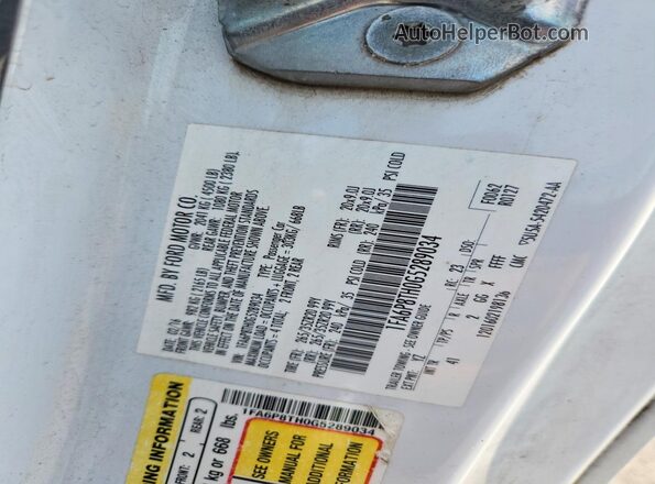1FA6P8TH0G5289034 2016 FORD MUSTANG Белый Вид подкапотного пространства