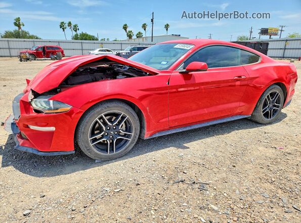 1FA6P8TH1L5103222 2020 FORD MUSTANG Красный Передняя левая четверть