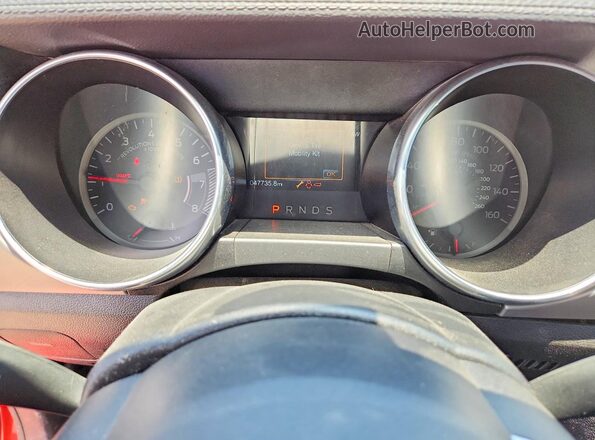 1FA6P8TH1L5103222 2020 FORD MUSTANG Красный Вид щитка приборов