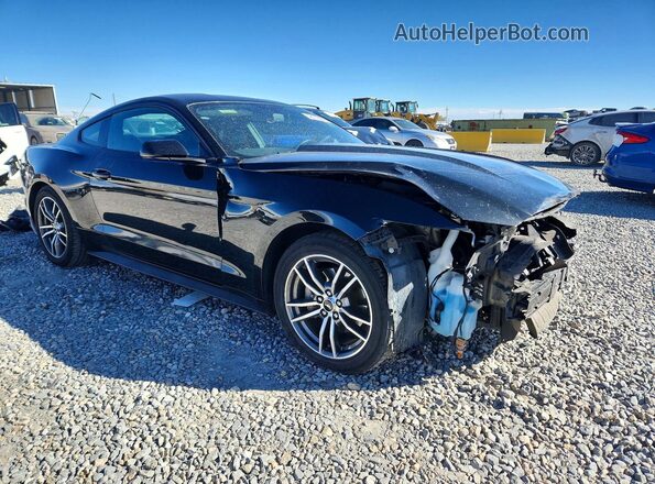 1FA6P8TH2H5344486 2017 FORD MUSTANG Черный Передняя правая четверть