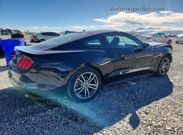 1FA6P8TH2H5344486 2017 FORD MUSTANG Черный Задняя правая четверть
