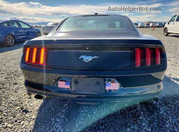 1FA6P8TH2H5344486 2017 FORD MUSTANG Черный Вид сзади