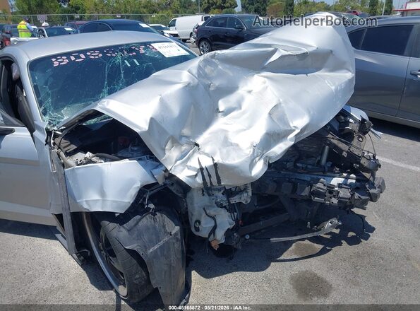 1FA6P8TH3G5317733 2016 FORD MUSTANG Серебряный Вид спереди