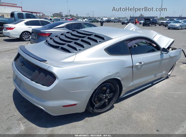 1FA6P8TH3G5317733 2016 FORD MUSTANG Серебряный Задняя правая четверть