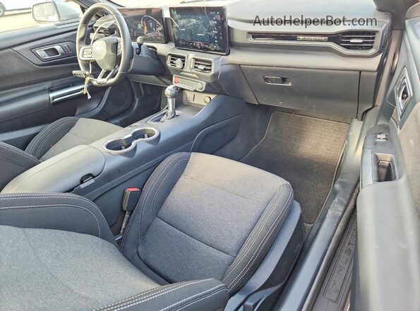 1FA6P8TH3R5110164 2024 FORD MUSTANG Серебряный Вид панели приборов
