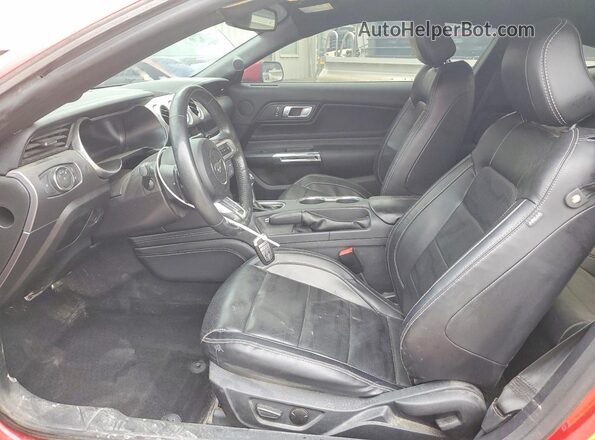 1FA6P8TH4L5188248 2020 FORD MUSTANG Красный Вид салона спереди