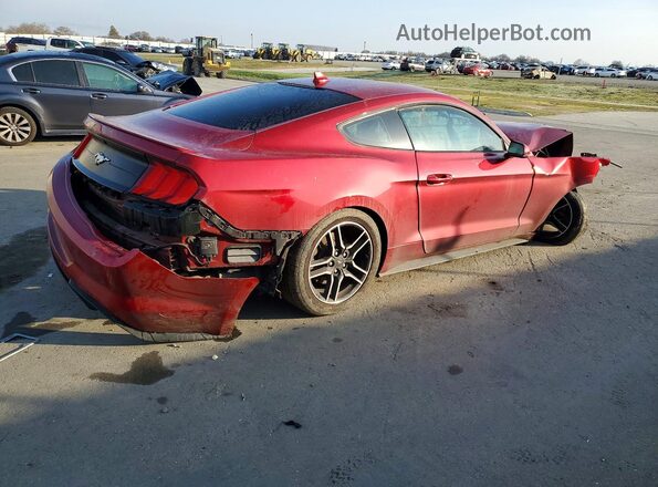 1FA6P8TH4M5128441 2021 FORD MUSTANG Бордовый Задняя правая четверть