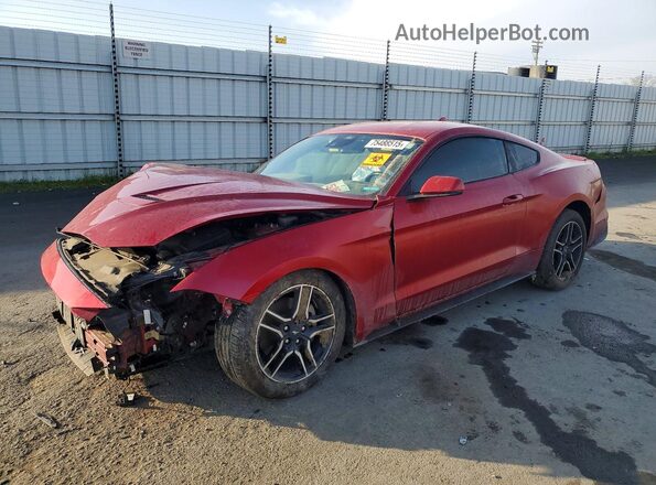 1FA6P8TH4M5128441 2021 FORD MUSTANG Бордовый Передняя левая четверть