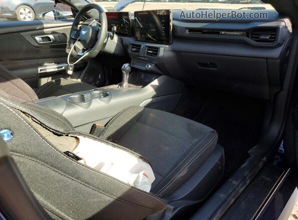 1FA6P8TH4R5140354 2024 FORD MUSTANG Blue Vista del salpicadero