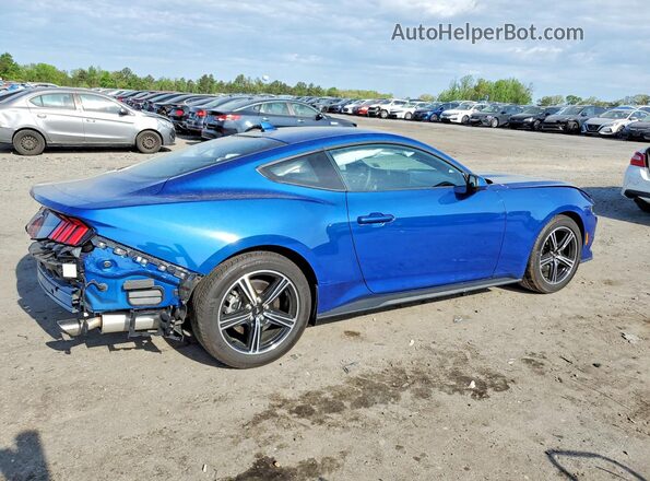 1FA6P8TH4R5140354 2024 FORD MUSTANG Blue Trasero derecho