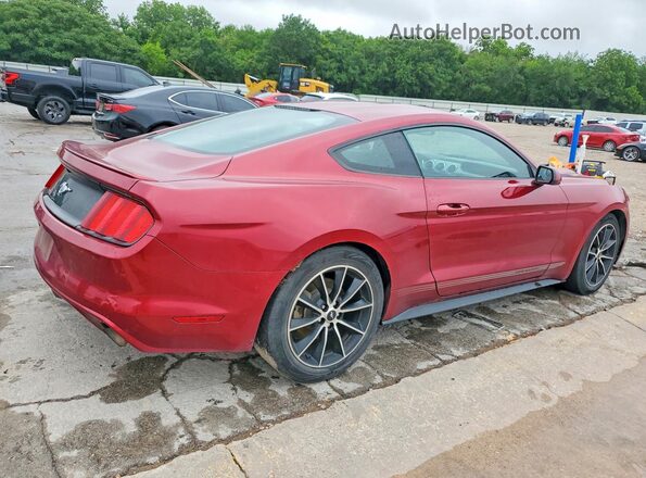 1FA6P8TH5H5265717 2017 FORD MUSTANG Red Trasero derecho