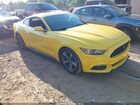 2016 Ford Mustang Ecoboost Yellow vin: 1FA6P8TH6G5219652