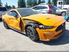 2018 Ford Mustang Ecoboost Orange vin: 1FA6P8TH6J5147102
