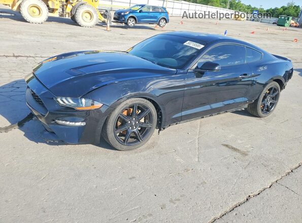 1FA6P8TH6L5114751 2020 FORD MUSTANG Черный Передняя левая четверть