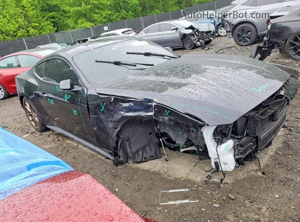 1FA6P8TH6S5113811 2025 FORD MUSTANG Черный Передняя правая четверть