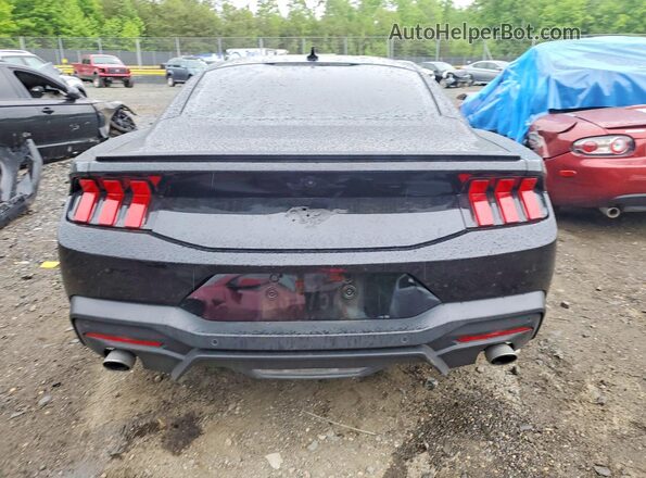 1FA6P8TH6S5113811 2025 FORD MUSTANG Черный Вид сзади