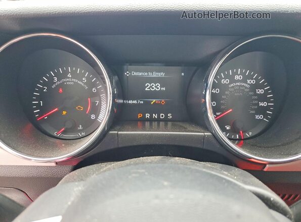 1FA6P8TH7G5259657 2016 FORD MUSTANG White ხელსაწყოთა პანელის ხედი