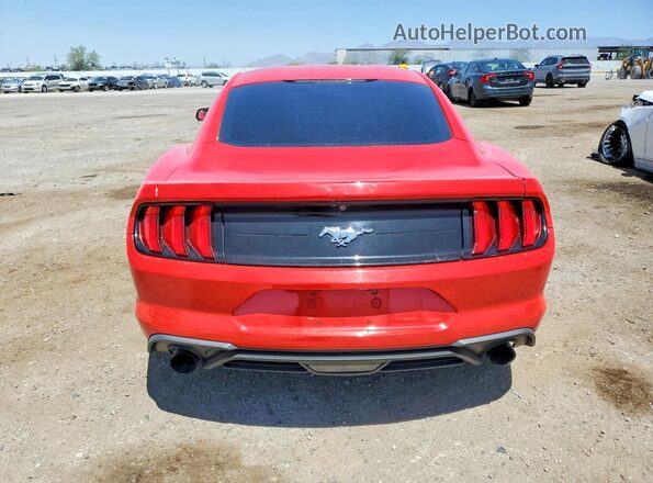 1FA6P8TH7J5123598 2018 FORD MUSTANG Red Հետևի տեսք