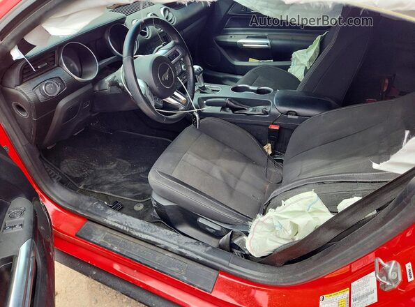 1FA6P8TH7J5123598 2018 FORD MUSTANG Red Սալոնի դիմացի տեսք