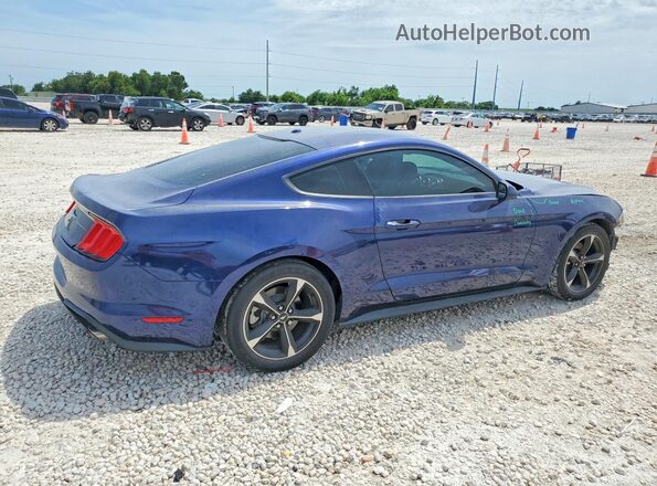 1FA6P8TH7K5115115 2019 FORD MUSTANG Синий Задняя правая четверть