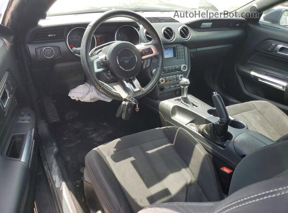 1FA6P8TH7K5115115 2019 FORD MUSTANG Синий Вид панели приборов