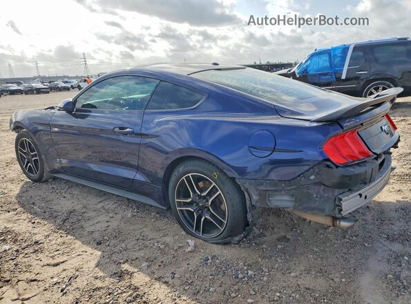 1FA6P8TH7L5129985 2020 FORD MUSTANG Синий Задняя левая четверть