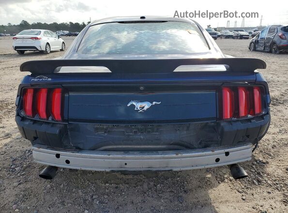 1FA6P8TH7L5129985 2020 FORD MUSTANG Синий Вид сзади