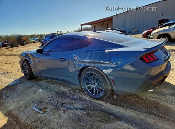 1FA6P8TH7R5131387 2024 FORD MUSTANG Синий Задняя левая четверть