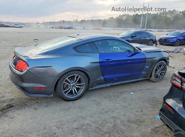 1FA6P8TH8G5317243 2016 FORD MUSTANG Черный Задняя правая четверть
