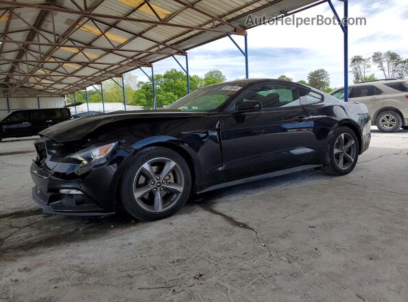 1FA6P8TH8H5339017 2017 FORD MUSTANG Black Vista tres cuartos delantera izquierda