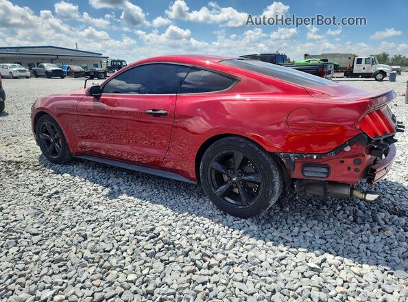1FA6P8TH8H5358716 2017 FORD MUSTANG Красный Задняя левая четверть