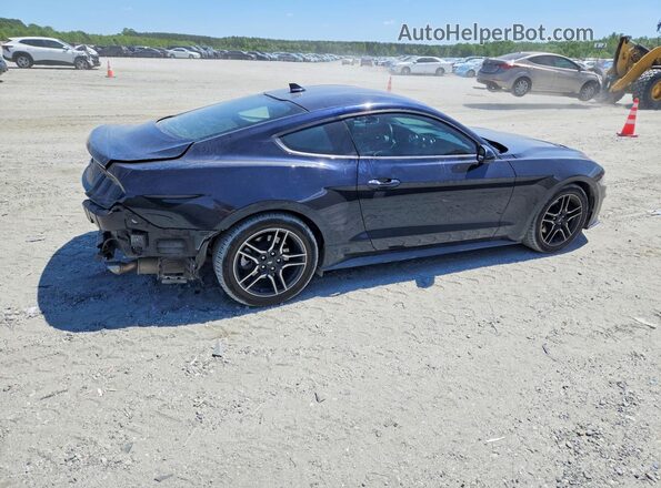 1FA6P8TH8M5156033 2021 FORD MUSTANG Синий Задняя правая четверть