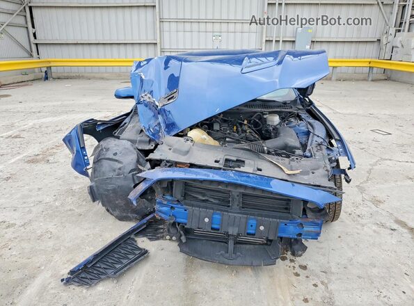 1FA6P8TH8N5140769 2022 FORD MUSTANG Blue Widok z przodu