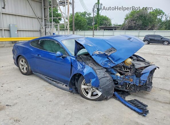 1FA6P8TH8N5140769 2022 FORD MUSTANG Blue Przód prawy