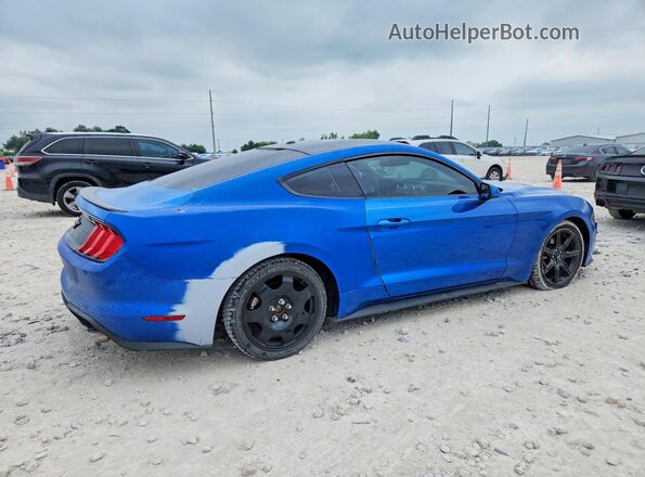 1FA6P8TH9K5115214 2019 FORD MUSTANG Синий Задняя правая четверть