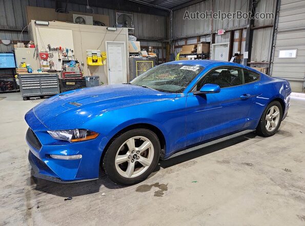 1FA6P8TH9K5130604 2019 FORD MUSTANG Blue Przód lewy