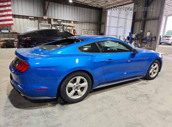 1FA6P8TH9K5130604 2019 FORD MUSTANG Blue Tył prawy
