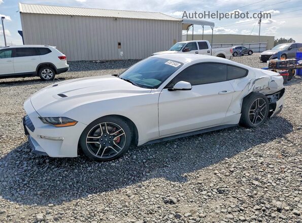 1FA6P8TH9L5120317 2020 FORD MUSTANG Белый Передняя левая четверть
