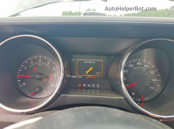 1FA6P8THXG5208427 2016 FORD MUSTANG Gray Widok zestawu wskaźników
