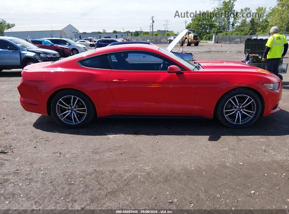 1FA6P8THXG5308656 2016 FORD MUSTANG Красный Вид задней части салона