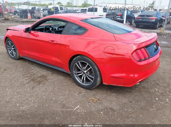 1FA6P8THXG5308656 2016 FORD MUSTANG Красный Задняя левая четверть