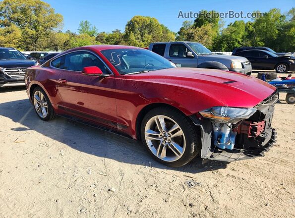1FA6P8THXM5140111 2021 FORD MUSTANG Red წინა მარჯვენა